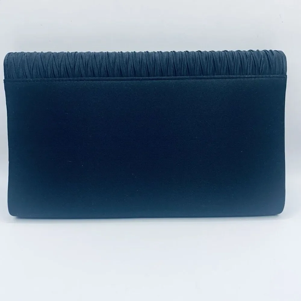Hilllard And Hanson Black Vintage Clutch